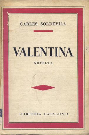 Portada del llibre Valentina, de Carles Soldevila