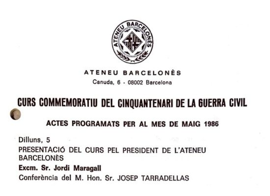 Intervencions de Josep Tarradellas consultables a l’Arxiu de la Paraula