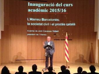 Jordi Casassas LLiçó inaugural de l'Ateneu Barcelonès